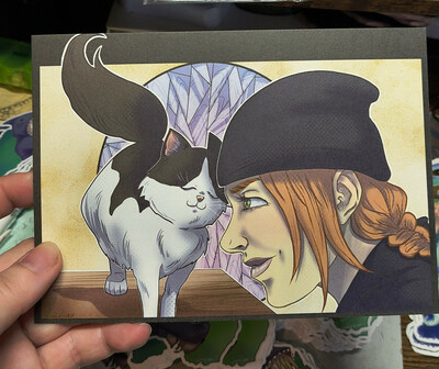 Lily and Max (sticker or print)