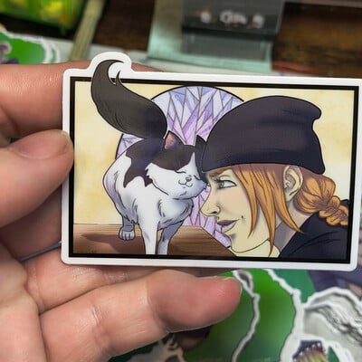 Lily and max (sticker or print)