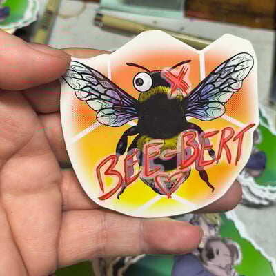 Bee-bert sticker