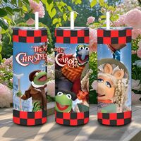 The Muppet Christmas Carol Tumbler Collection - Kermit Gonzo Miss Piggy and Gang - Thumbnail 2
