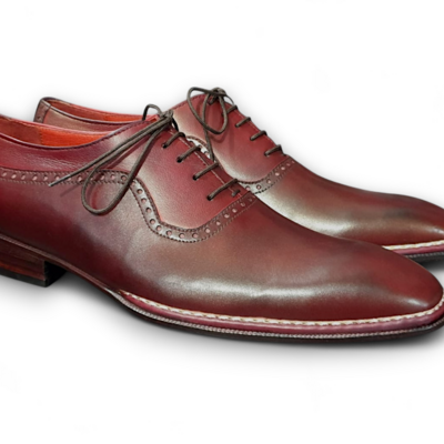 Crafted leather men’s classic norwegian welted oxford lace up dress shoes - Thumbnail 1