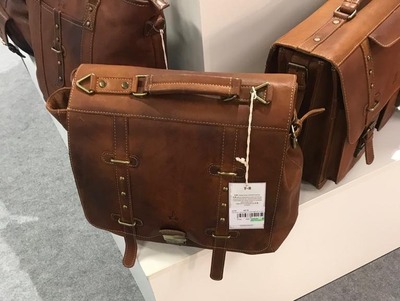 Crafted Leather Brown Laptop Bag Accessories Travelling Backpack