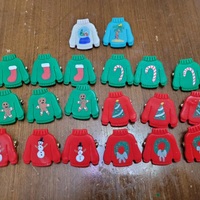 Ugly Sweater pin- custom - Thumbnail 5