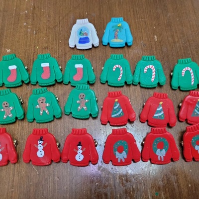 Ugly sweater pin- custom