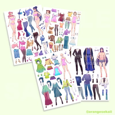 The apothecary diaries sticker dolls