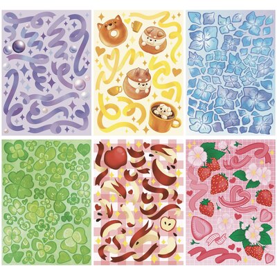 Mini sticker sheets