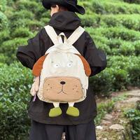 Kawaii Puppy Dog Nylon Backpack - Thumbnail 3