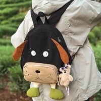 Kawaii Puppy Dog Nylon Backpack - Thumbnail 6