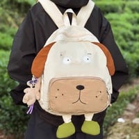 Kawaii Puppy Dog Nylon Backpack - Thumbnail 2