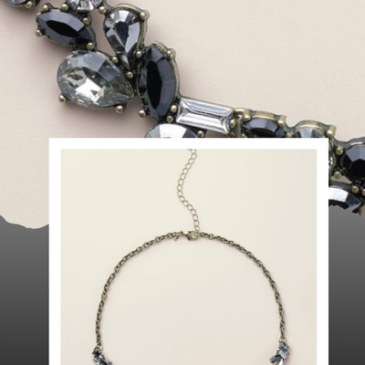 Simply noir statement necklace - Thumbnail 3