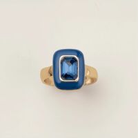 Sapphire Muse Statement Ring - Thumbnail 1