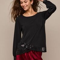 Sequin-Trim Blouse - Thumbnail 3