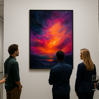 Vibrant Ocean Sunset - Thumbnail 1