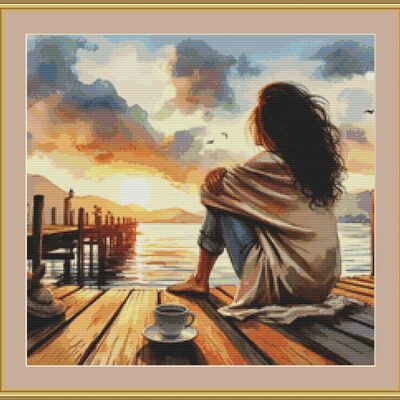 On the dock 5 cross stitch pattern