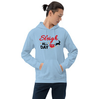 Sleigh all day Hoodie Unisex - Thumbnail 38