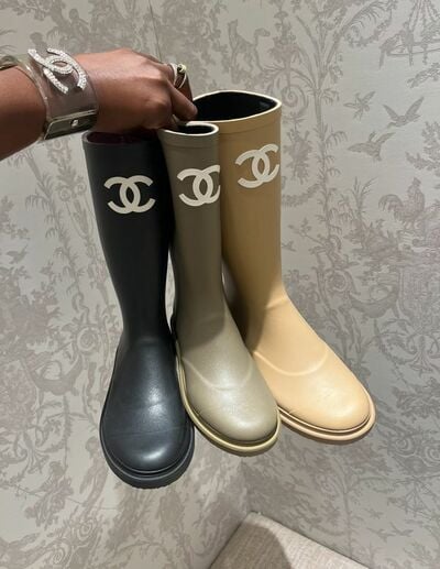 Boujee Raining Boot - Sage