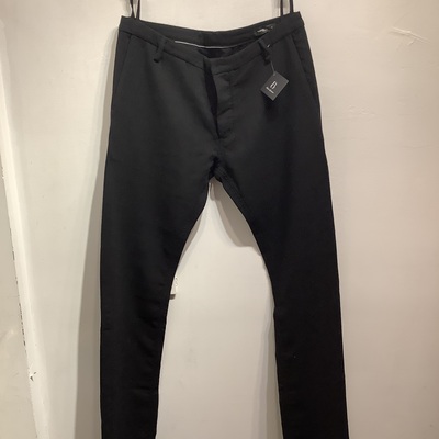 Costume National Homme black lowrise pants 