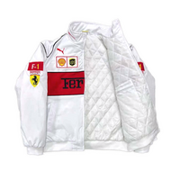 VINTAGE "FERRARI" F1 JACKET WHITE - Thumbnail 2
