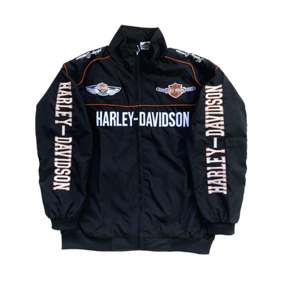 "harley davidson" 100th anniversary bomber jacket - Thumbnail 1