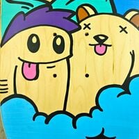 Art Skateboard by GastonStones "Rock On!” - Thumbnail 3