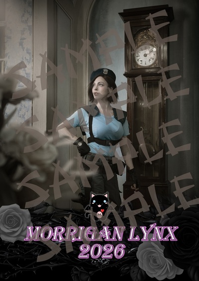 NEW! 32x45 2026 Cosplay Montly Calendar ( 12 pages + 2 ) By Morrigan Lynx 