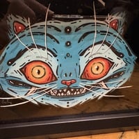 "Derpy Tiger" Limited Edition Print Shadowbox - Thumbnail 2