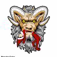 Krampus the Devourer Enamel Pin - Thumbnail 3