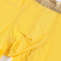 Mesh gauze 2PK Men's Sexy underwear lingerie breathable quick-drying boxer shorts underpants 4040CKPJ - Thumbnail 9