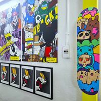 Art Skateboard by GastonStones "Rock On!” - Thumbnail 7