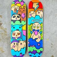 Art Skateboard by GastonStones "Electric Heaven” - Thumbnail 9