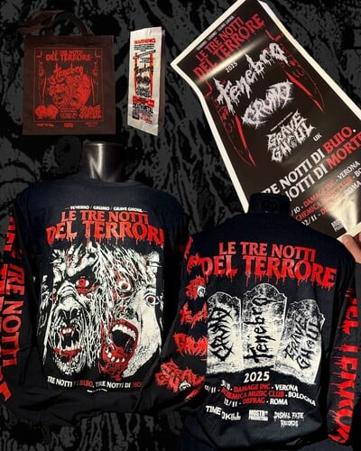 LE TRE NOTTI DEL TERRORE - Tenebro / Grumo / Grave Ghoul (BUNDLE)