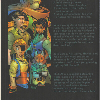 Image comics tellos: reluctant heroes tpb trade todd dezago mike wieringo