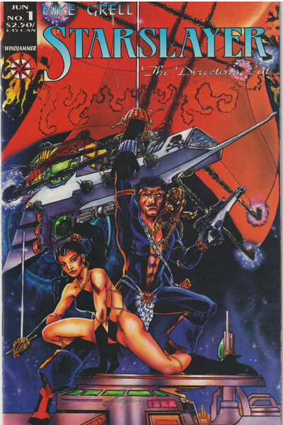 Windjammer/acclaim comics starslayer: the director's cut (1995) 1-8 complete set mike grell