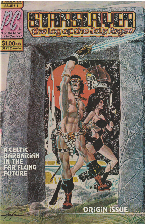 Pacific/First Comics Starslayer: the Log of the Jolly Roger (1982) debut set 1-8 Mike Grell Rocketeer