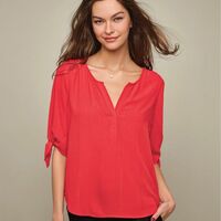 Tie-Sleeve Top - Thumbnail 1