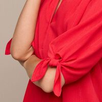 Tie-Sleeve Top - Thumbnail 2