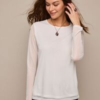 2-Pack Sheer-Sleeve Top - Thumbnail 2