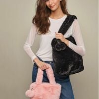 2-Pack Faux Fur Totes - Thumbnail 1