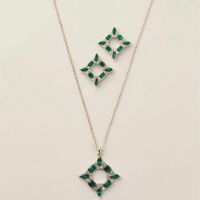 Festive Facets Necklace & Earring Set - Thumbnail 1