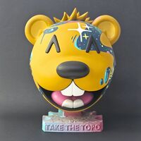  Art Sculpture by Topo "Bust of Topo" - Thumbnail 1