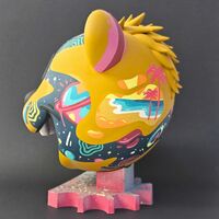  Art Sculpture by Topo "Bust of Topo" - Thumbnail 4