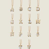 Hidden Gem Initial Necklace - Thumbnail 3