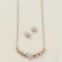 Fireball Gleam Necklace & Earring Set - Thumbnail 2