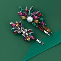 Stained Glass Bloom Hair Pin Set - Thumbnail 2