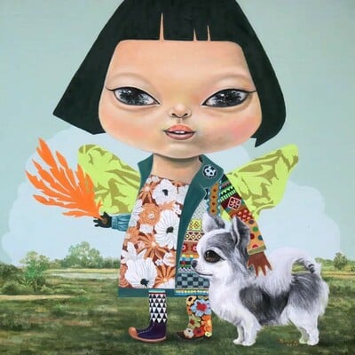 Painting by riki antoni "sufficient #2"