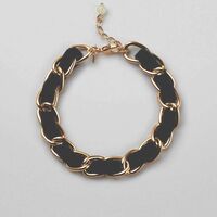 Ribbon Woven Chain Bracelet - FINAL SALE - Thumbnail 1