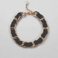 Ribbon Woven Chain Bracelet - FINAL SALE - Thumbnail 1