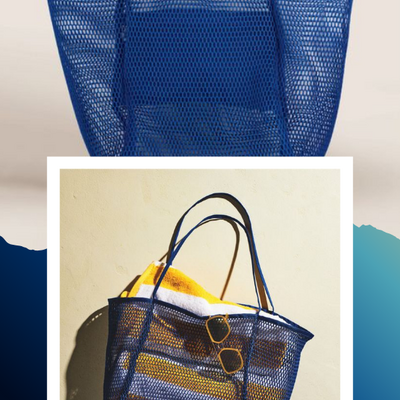 Beyond glow mesh tote - final sale - Thumbnail 1