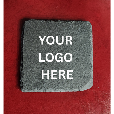 Custom etched coaster