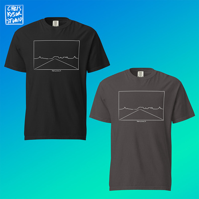 American Water Sketch - Comfort Colors Tee